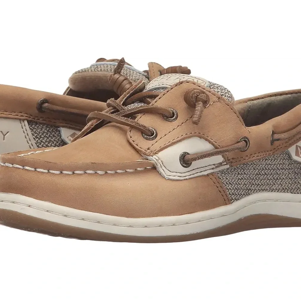 Sperry Kids Tan Moccasins